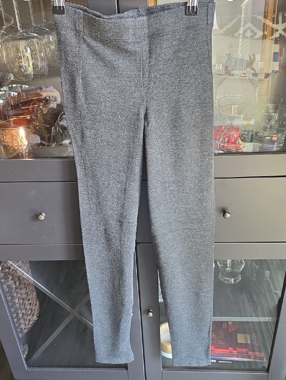 Vince Gray Textured Leggings